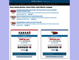 texas lottery smart picks.